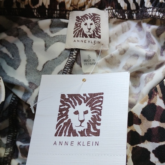 Anne Klein animal print relax fit pants size S - Picture 14 of 16